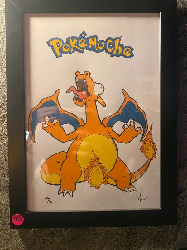 Tableau fan art pokemon 